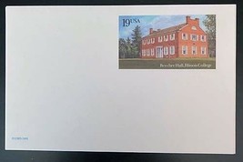 Illinois College Jacksonville Beecher Hall USPS Postal Cards Unused - Lo... - £3.05 GBP