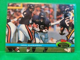 1991 Topps Stadium Club Football Neal Anderson #96  Chicago Bears NM/MT - £0.77 GBP