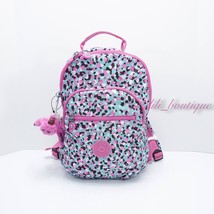 NWT Kipling BP4373 Seoul Go Small Backpack 11&quot; Laptop Bag Polyester Loving Geos - £58.99 GBP