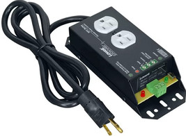 Lowell RPC-15 15A Remote Power Control with 2-15A Outlets, Steel w/Black... - £153.19 GBP