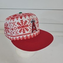 California Angels Snap back Hat Cap Christmas Edition Embroidered logo S... - £11.57 GBP