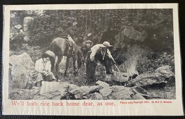 Victorian German Camping Postcard 1907 - €3,10 EUR