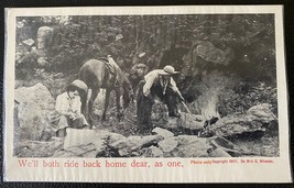 Victorian German Camping Postcard 1907 - £2.80 GBP