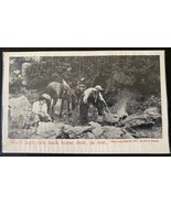 Victorian German Camping Postcard 1907 - £2.77 GBP