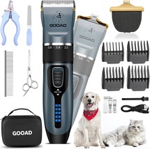 Dog Clippers Grooming Kit and Paw Trimmer,Cordless,Low Dog - $49.77