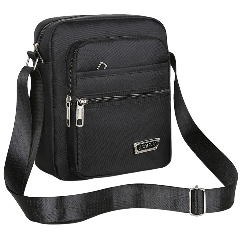 Simple Casual Crossbody Bag Men&#39;s Nylon Small Shoulder Bag Oxford Messen... - $17.79