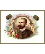 1323.Cuban Cigar Label Poster"Flor de Alvarez"Bar Decor.Interior room de... - $16.20+
