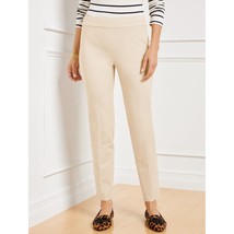 NWT Womens Petite Size 4 4P 4x27 Talbots Beige Chatham Ankle Pants - £24.66 GBP