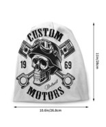 Beanie Biker skull  Custom Motors black - $13.86