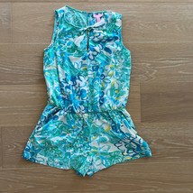 Lilly Pulitzer Tybee Sleeveless Shorts Romper Resort White In A Pinch - $752.30 MXN