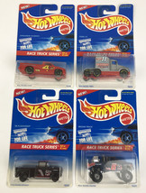 1995 Hot Wheels Race Truck Series Set of 4, Ram1500, LTL, Flashsider, Nissan NOS - £26.29 GBP