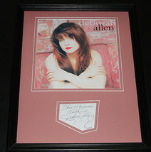 Deborah Allen Signed Framed 11x14 Photo Display - £62.75 GBP