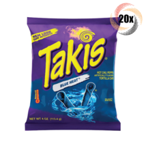 20x Bags Takis Blue Heat Hot Chili Pepper Tortilla Chips | 4oz | Fast Sh... - £46.92 GBP