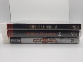 PS3 Game Lot Of 3 God Of War Gaiden Soul Calibur Tested - $17.00