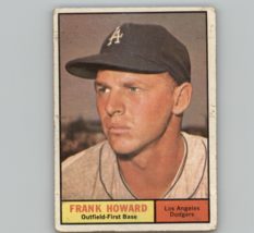1961 Topps #280 Frank Howard Los Angeles Dodgers - £2.40 GBP