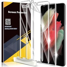 [3 Pack] Compatible For Samsung Galaxy S21 Ultra 6.8-Inch, [Not Glass] Flexible  - £18.07 GBP