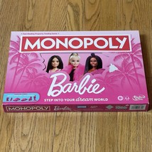 Monopoly Barbie Edition Board Game Family Games for 2-6 Players Ages 8+ NEW - £10.42 GBP