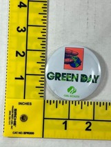 Vintage Girl Scout Pinback Button - Green Day Girl Scouts GSA - $9.90