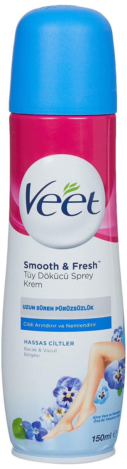 Veet Sensitive Skin Special Leg and Body Area Hair Removal Spray 150ml - Default Title