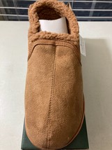Gold Toe Men&#39;s Twin Gore Faux-Suede Slippers in Tan-Size M (8-9) - $23.99