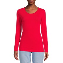 No Boundaries Women&#39;s Juniors Long Sleeve T Shirt X-SMALL (1) Brilliant Red - £9.13 GBP