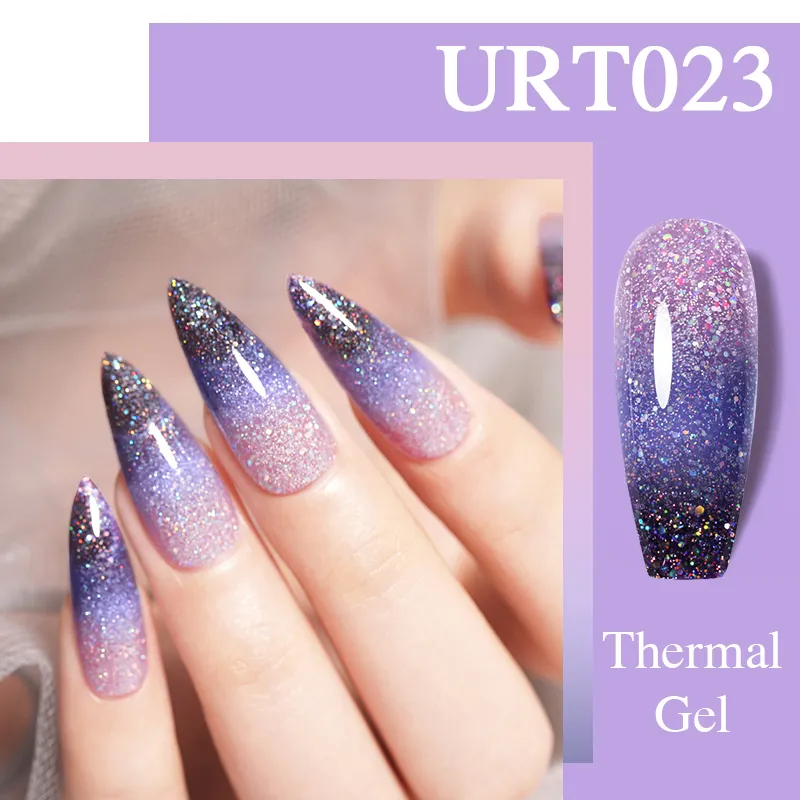 House Home UR SUGAR 7.5ml Thermal Gel Polish 3 Colors Temperature Color Changing - £19.57 GBP