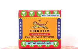 Tiger Balm Pain Relieving Ointment- Red Extra Strength 0.63 oz (18G ) - £7.65 GBP