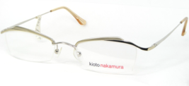 Vintage Kioto Nakamura K212-2 Gold / Silver Eyeglasses Kiotonakamura 48-20-135mm - £45.88 GBP