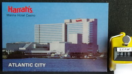 STD Vintage Harrah&#39;s Marina Hotel and Casino Atlantic City New Jersey Un... - £1.95 GBP