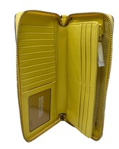 RMichael Kors Continental Wallet Wristlet Sunshine Yellow Leather 35T7GTVE7L Y - £58.55 GBP