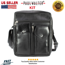 kit Bag Mens/Women Leather Crossbody Shoulder Bag Business Handbag Messenger Bag - £15.28 GBP