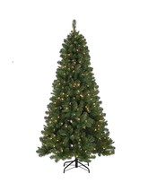 National Tree Company 6.5 ft. Pre-lit Artificial Mixed Pine Tree C210512A - £106.54 GBP