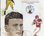 Purdue Boilermakers vs Illinois Illini Big 10 Football Program 1970 Larr... - $64.28