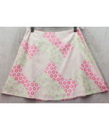Princess Polly Mini Skirt Women Size 10 Multi Floral Lined Polyester Bac... - $344.07 MXN