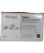 OPEN BOX - Sterling Store+ Basic 10-Piece Shelf Kit in White (FULL KIT) - £109.50 GBP
