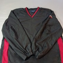 Sport Tek JST62 NEWLY WEDS FOODS Men XL Black Windbreaker Pullover V-Neck Jacket image 11