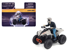 Can Am Renegade X XC 1000R Chalk Gray Diecast Model Driver - $24.64
