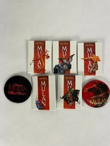 Disney Mulan Movie Film Lot of 6 Button Fast Shipping Must See - £17.29 GBP