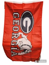 Georgia University Bulldogs Flag 3x5 Logo And Mascot One Sided - £5.94 GBP