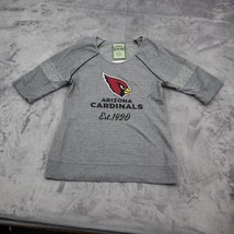 Tommy Bahama Shirt Womens S Gray Petite Arizona Cardinals 3 4 Sleeve Rou... - $25.72