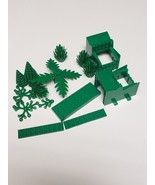 Lego Assorted Lot Green Items Trees Plates Shrubs Building Parts 1760/20 - £4.64 GBP