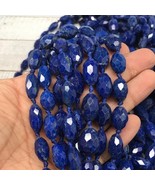 1 Strd,10mm-18mm,High-Grade Deep Blue Lapis Lazuli Facetted @Afghanistan... - £47.21 GBP