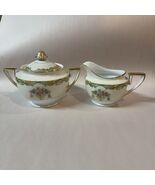 Noritake Arvana Japan Creamer Pitcher &amp; Sugar Bowl 89483 - $331.17 MXN