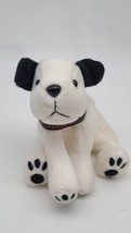 Dakin Plush RCA Chipper Dog Bull Terrier 5&quot; White Stuffed Animal Toy 1993 - £13.83 GBP