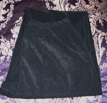 Amanda Smith Dresses 16 slacks Microfiber Suede Black Dress Pants 30 inseam - £9.12 GBP
