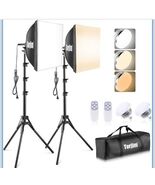 Torjim Softbox Photography Lighting Kit, 16&#39;&#39; x 16&#39;&#39; Professional Softbo... - $907.85 MXN