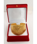 Charmantes Armband aus 18 Karat Gold mit ägyptischer Prägung Isis-Göttin... - £2,541.55 GBP
