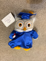 Hallmark Blue Graduation Cap Character Owl Plush NWT POP hat - £11.05 GBP