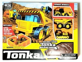 Tonka - Metal Movers Pack Playset- Mighty Dump Truck Front Loader Jobsite - $23.99