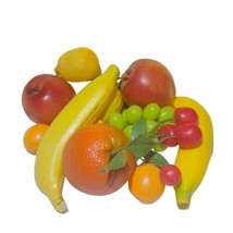 Decorative Fruit 12 Piece Artificial Lifelike Realistic Fake Mixed Decor - £12.90 GBP